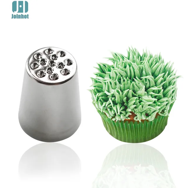 Kitchen 1pc Creative Grass Icing Nozzle Piping Tips Sugarcraft Cream