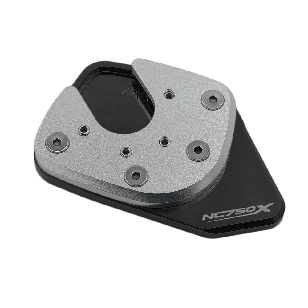 

NC750X 2017 2018 Motorcycle Aluminum Kickstand Sidestand Stand Foot Plate Extension Enlarger Pad For HONDA NC 750 X NC 750X