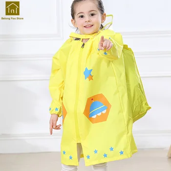

Waterproof Rain Poncho Children Outdoor Hiking Boys Girls Raincoat Baby Capa De Chuva Student Raincoat Kids Rain Coat WKR131