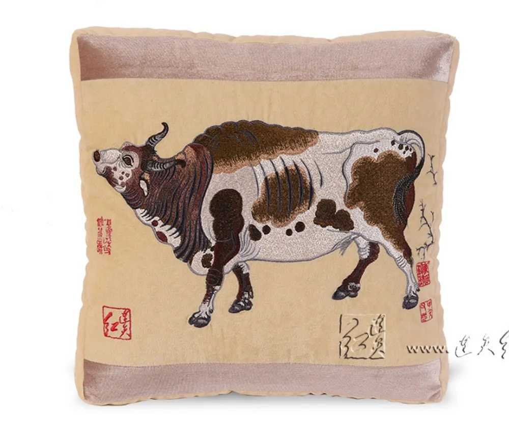 

Home Decorative Sofa and Chair back Cusion Retro Throw Pillows furniture upholstery foam bed sheets set Car seat Cushion Scenic