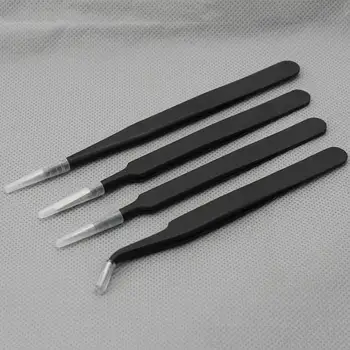 

Professional 4x Antistatic Tweezers Tweezers ESD12-15 Model Making Hand Tool Hot