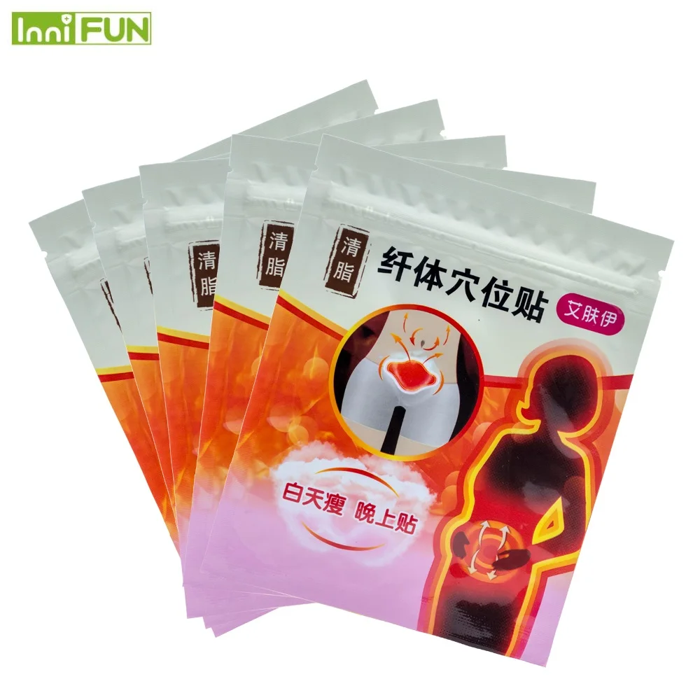 50pcs/5bags Lose Weight Patch Chinese Medicine Navel Stick Slim Patch