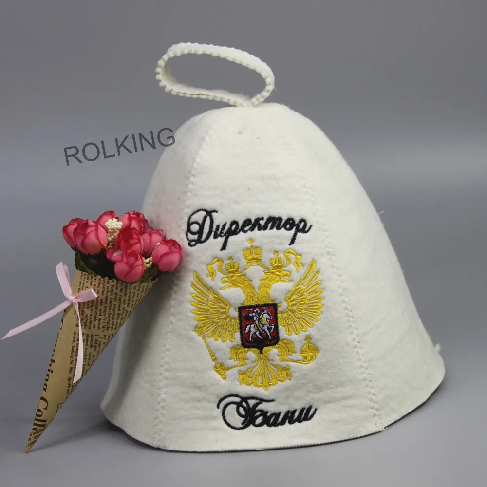 100% wool felt sauna bath banya hat(fast delivery ...