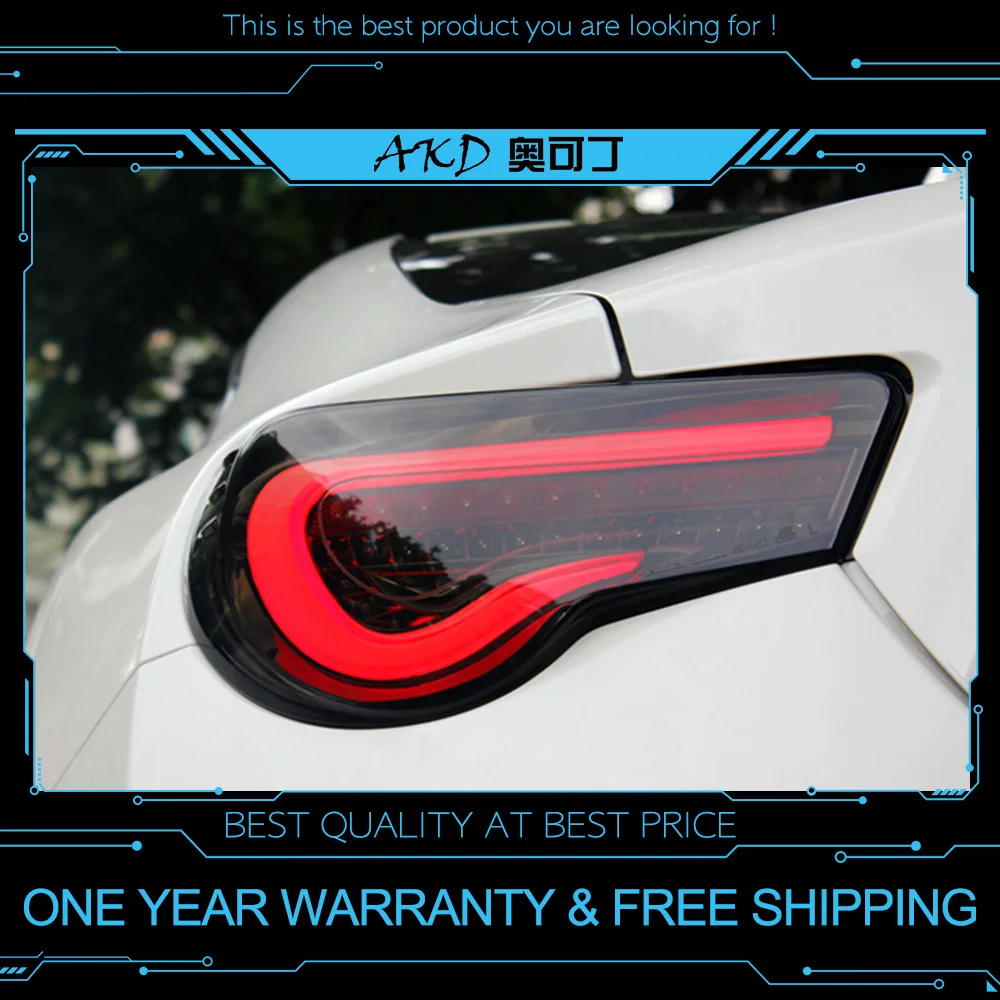 AKD tuning cars Tail lights For Toyota GT86 86 Taillights LED DRL