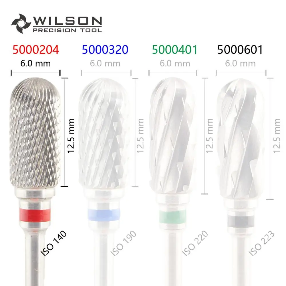 Цилиндрический Борс из карбида вольфрама HP WILSON iso143 060 Cross Cut зубные лабораторные