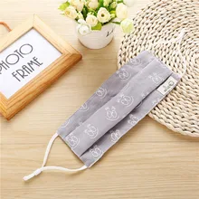 10pcs Bags Summer and Autumn New Linen Eyelashes Eyes Smiling Face Labeled Dustproof Sunscreen Breathable Thin