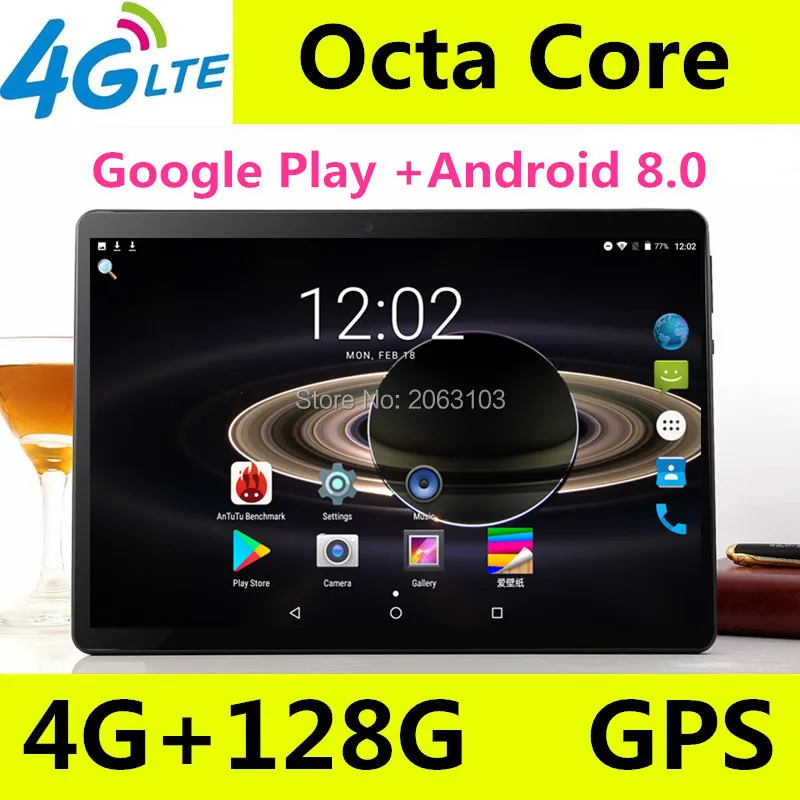 Лидер продаж новинка 2019 10-дюймовый планшетный ПК 3G 4G LTE Android 8 0 Восьмиядерный 4 Гб