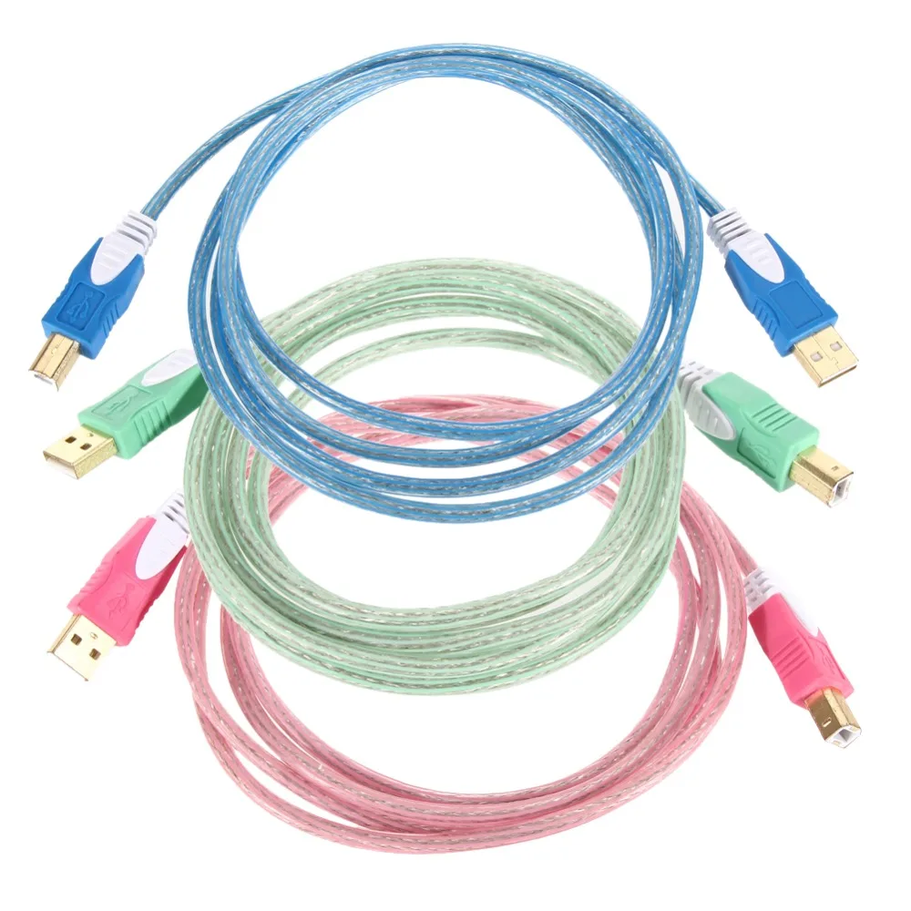 

High Speed USB 2.0 Type A Male to B Male Scanner Printer Cable Sync Data Charger Cable 1.5M For HP Samsung Canon Epson Printer