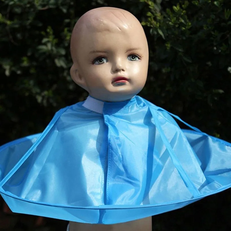 Kids Adult Foldable Hair Cutting Cloak Umbrella Cape Salon ...