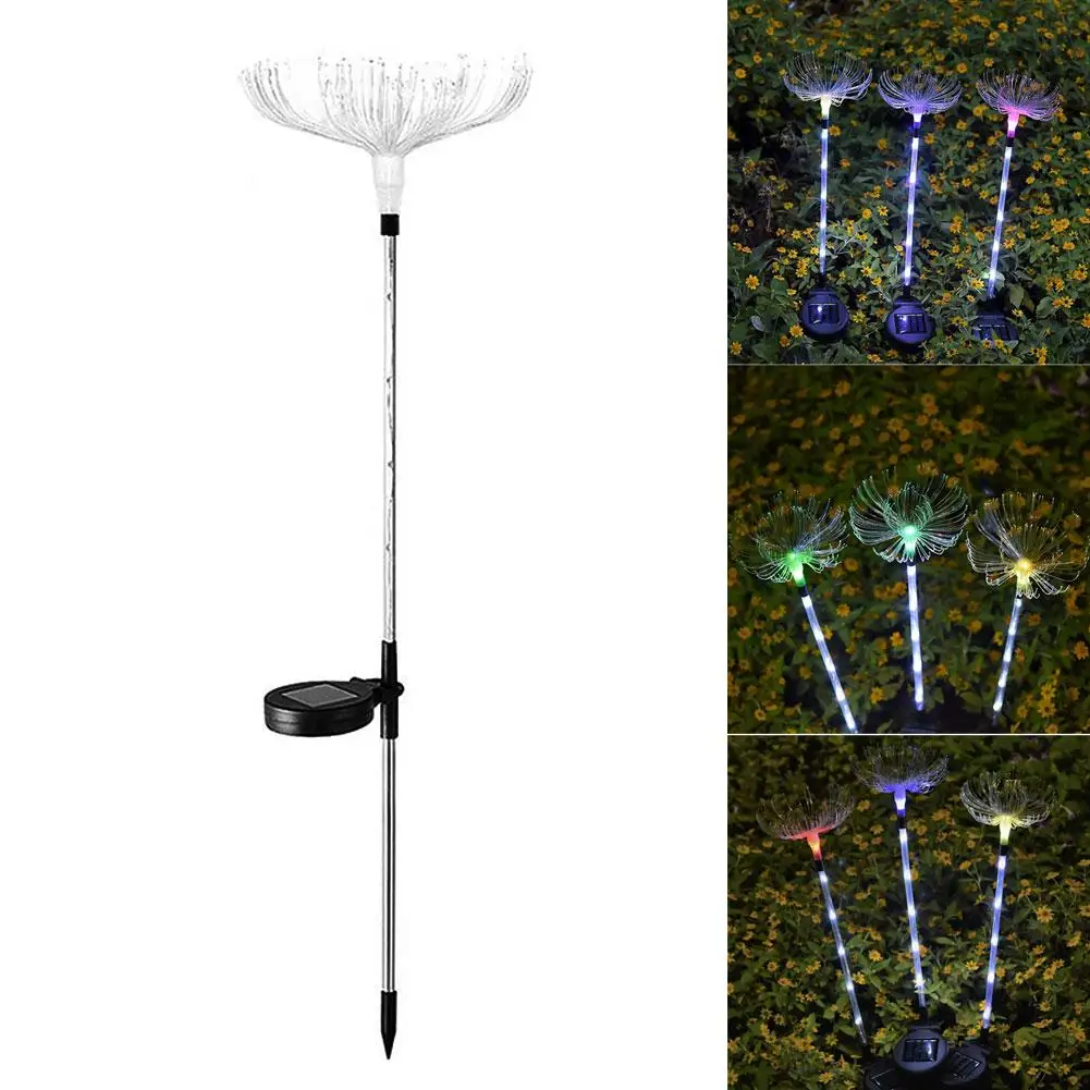 

Dandelion Solar Color Changing LED Stake Lights Garden Yard Decorative Lamp hot