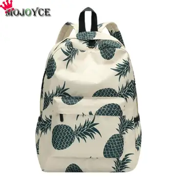 

Fashion Casual Women Pineapple Print Backpacks Teenage Girls 600D Generous Travel Schoolbags Female Mochila Feminina Sac a Dos