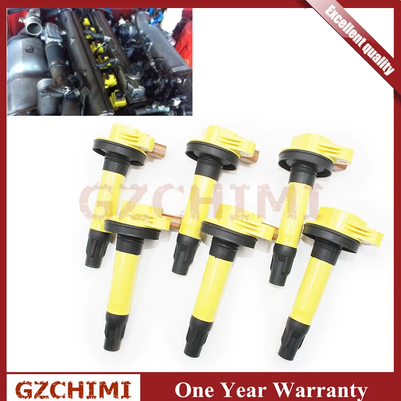 

BL3E-12A375-CA BL3E12A375CA 6pcs Ignition Coils Compatible For Ford Lincoln Ecoboost Explorer F150 Taurus 3.5L
