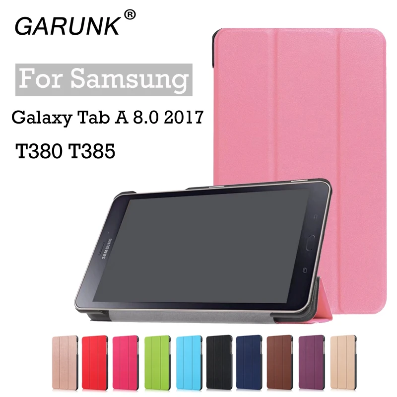 อัลตร้าสลิมแม่เหล็กสำหรับSamsung Galaxy Tab 8.0 T380 T385 2017 8.0นิ้ว