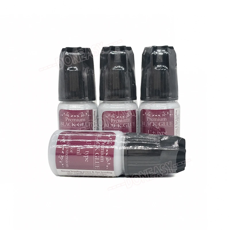 

5ml U+type Fast dry Low odor lash glue eyelash glue made in Korea for eyelash extension glue individual eyelash