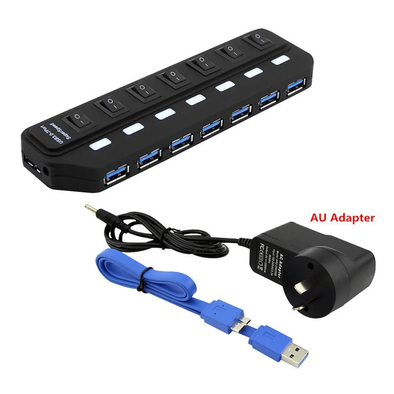 usb hub with on/off switch