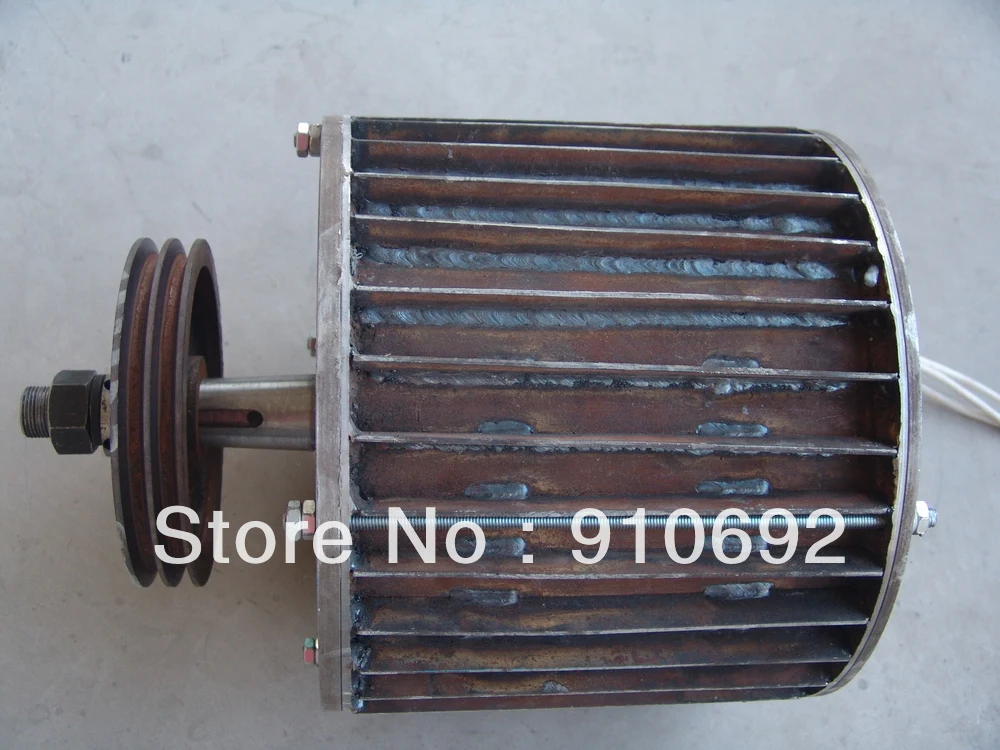 Редкоземельный генератор постоянного магнита 6 кВт переменного тока|permanent magnet