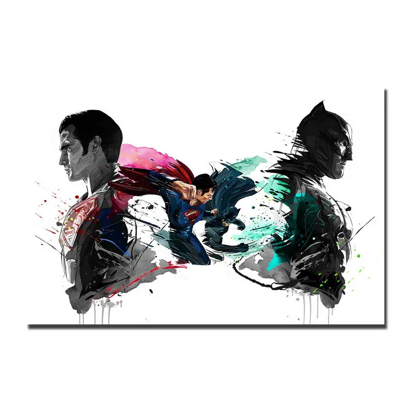 

Batman VS Superman Hot Movie Art Silk Canvas Poster Print 13x20 24x36 inches Wall Decor (Click see to more)