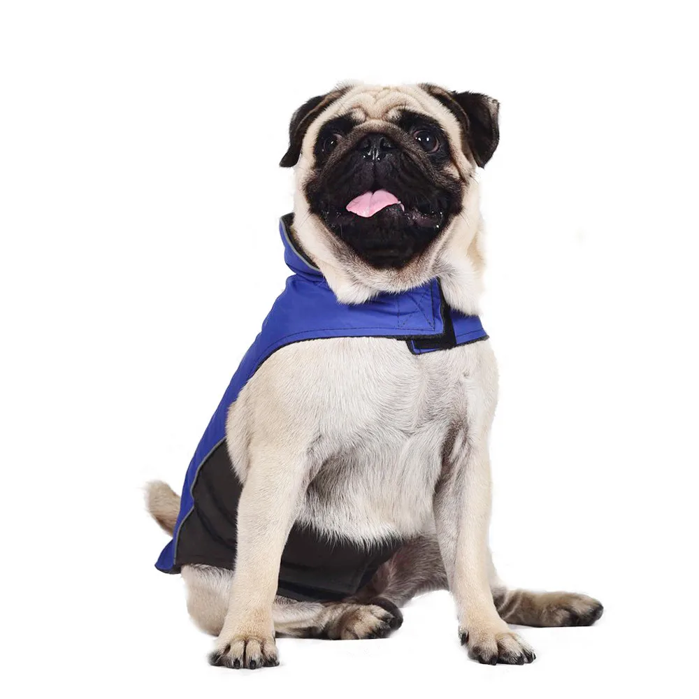 Великолепная одежда для больших собак Kek, водонепроницаемый Зимний плащ для собак, уличная куртка, пальто для домашних животных, для Мопсов, Хаски, питбуля, флисовая подкладка, S-5XL