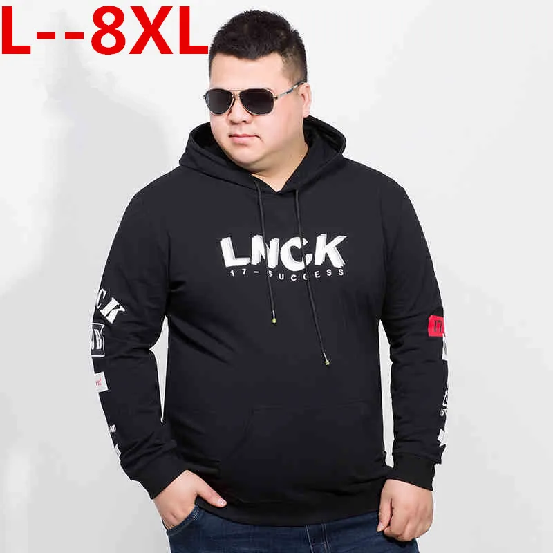 LONGHONGYU 8XL 7XL Shirt Men Brand 2018 Fashion Men'S Hooded Stitching Design Tops &amp Tees T Long Sleeve Slim Male | Мужская