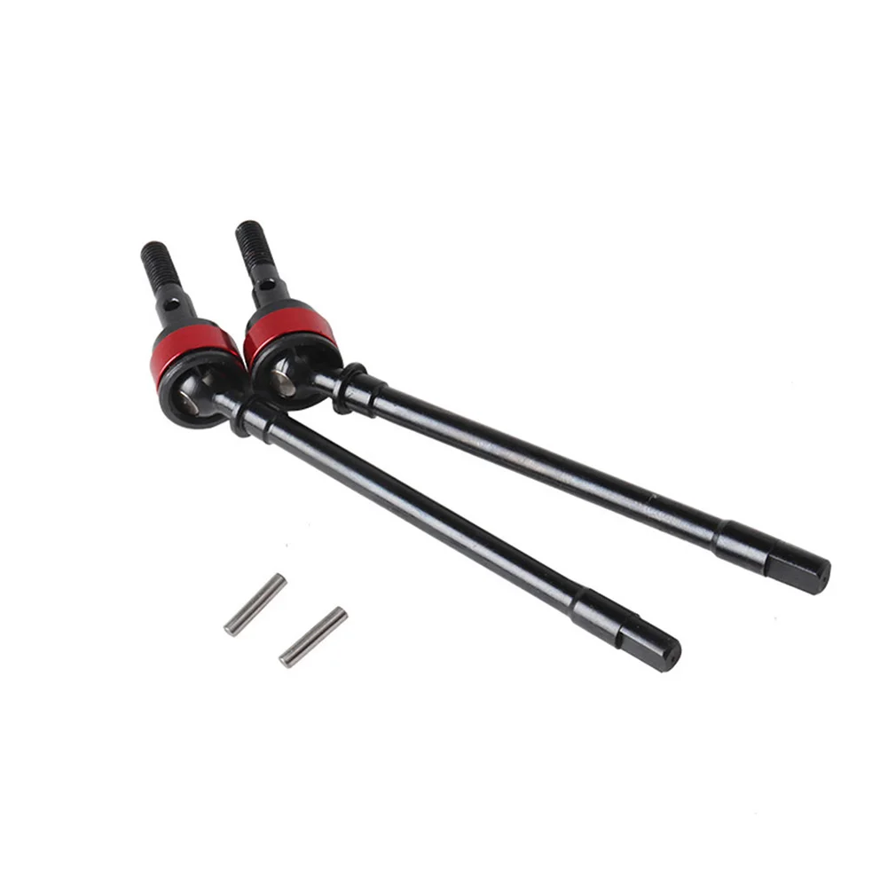

1 Pair 1/10 Drive Shaft For RC Crawler CVD Spare Parts Off Road Truck Long Steel Front Rear Axle Replacement HD For AXIAL SCX10