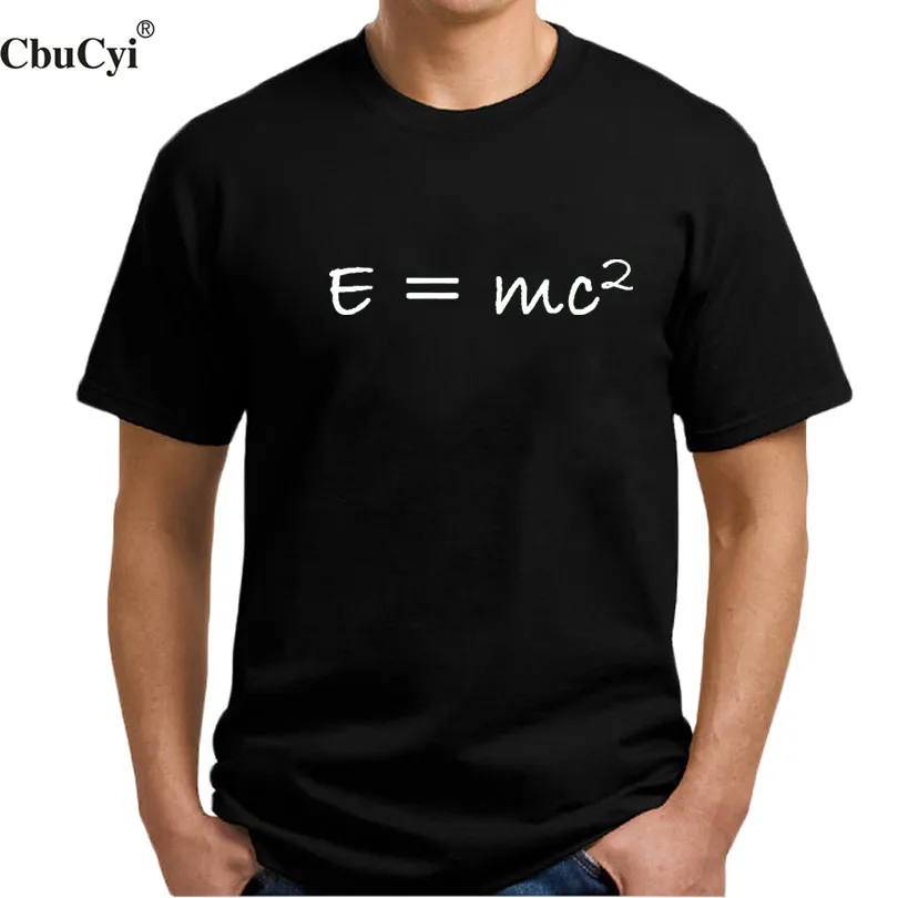 2018 New Harajuku Mens Clothing Big Bang theory of evolution Einstein mass energy equation e = mc2 Printed Mens T Shirt 2018 New Harajuku Mens Clothing Big Bang theory of evolution Einstein mass energy equation e = mc2 Printed Mens T Shirt