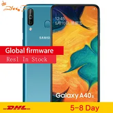 Смартфон samsung Galaxy A40s, 4G LTE, Android, 6,4 дюймов, четыре ядра, 6 ГБ, 64 ГБ, 5000 мАч, супер-быстрая зарядка, разблокировка лица, мобильный телефон