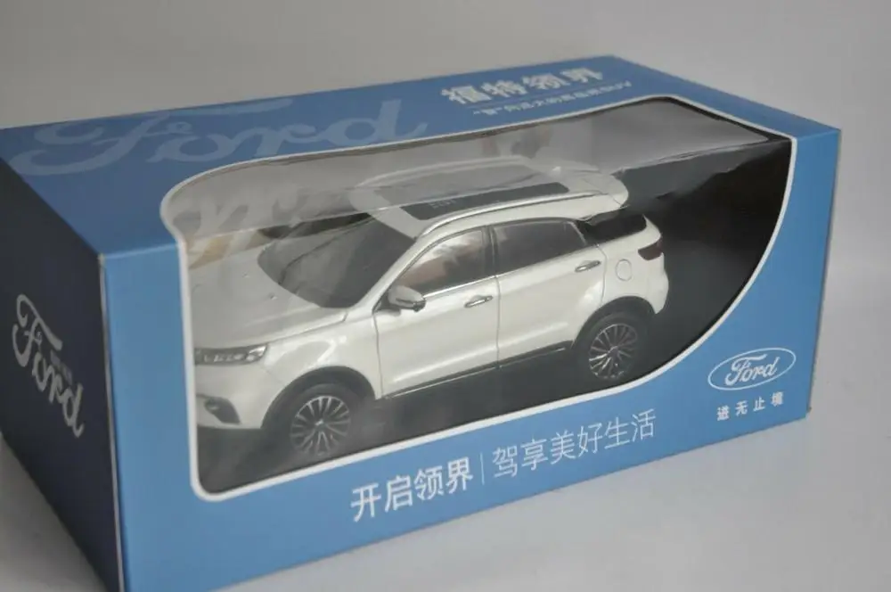 1:18 литая модель для JMC Ford Territory белый внедорожник игрушечный автомобиль миниатюрный коллекционный подарок