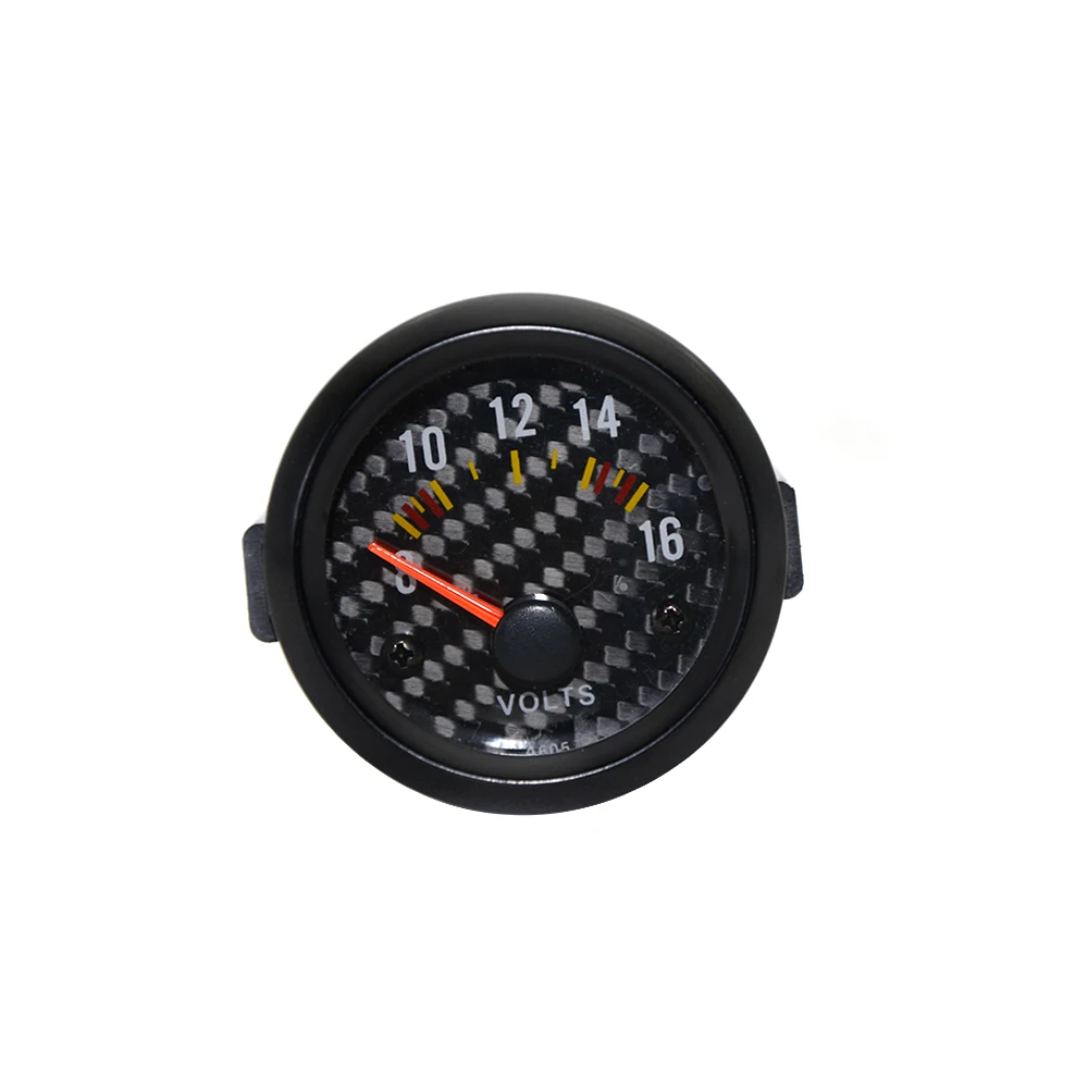 2" 52mm Carbon Fibre Face Black Rim Boost bar gauge/psi/water temp/oil temp/oil press/volts/tachometer/vacuum/ gauge pods