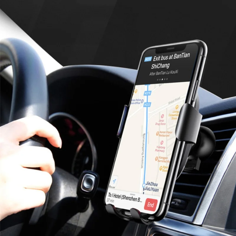  Auto GPS Tracker Tracking Device Locator Qi Drahtlose Auto Ladegerät Halter für IPhone Samsung Auto