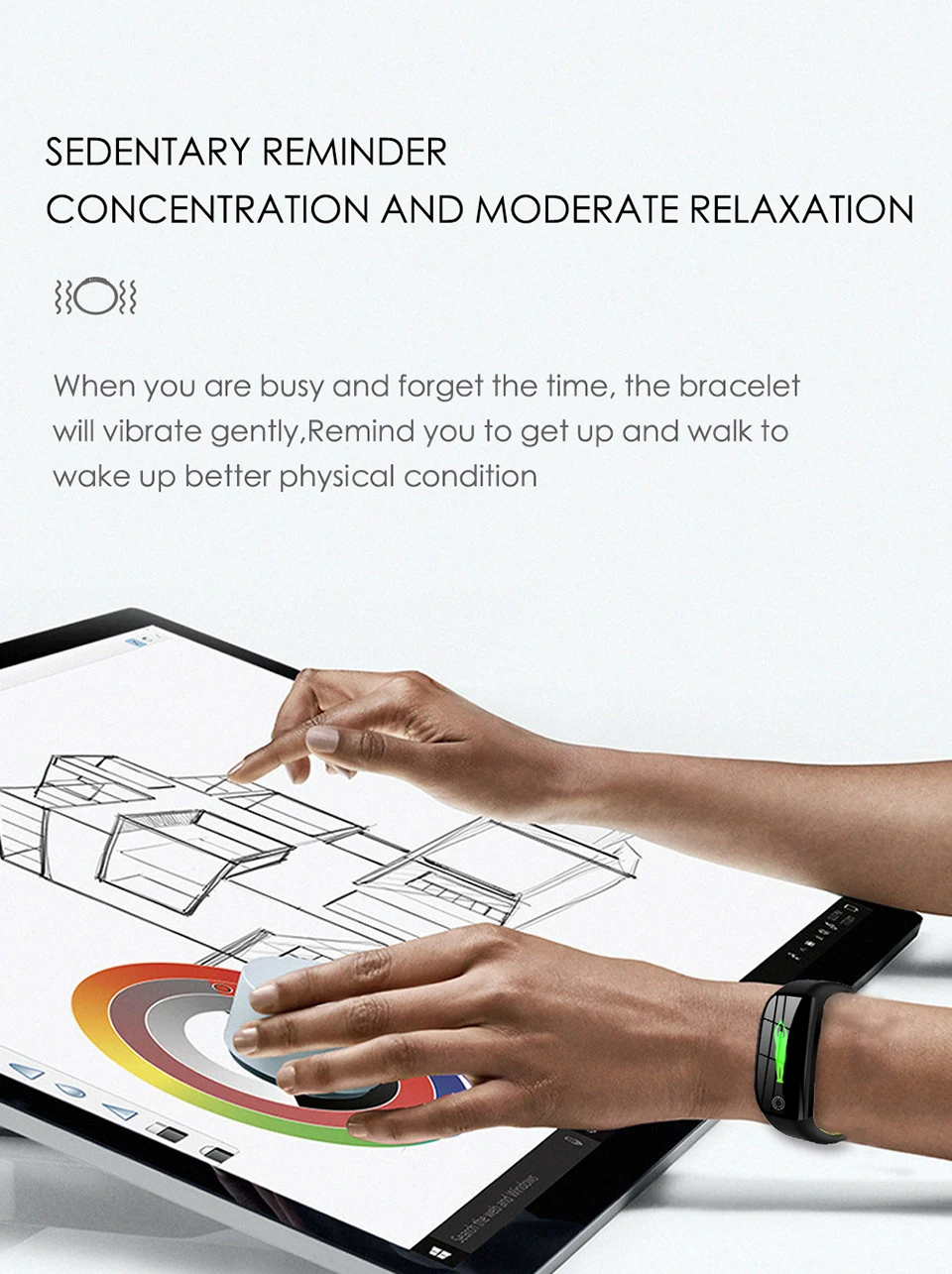Фитнес-браслет, трекер активности, пульсометр, монитор артериального давления, спортивный смарт-браслет, часы для Android Xiao mi phone, PK mi Band 4