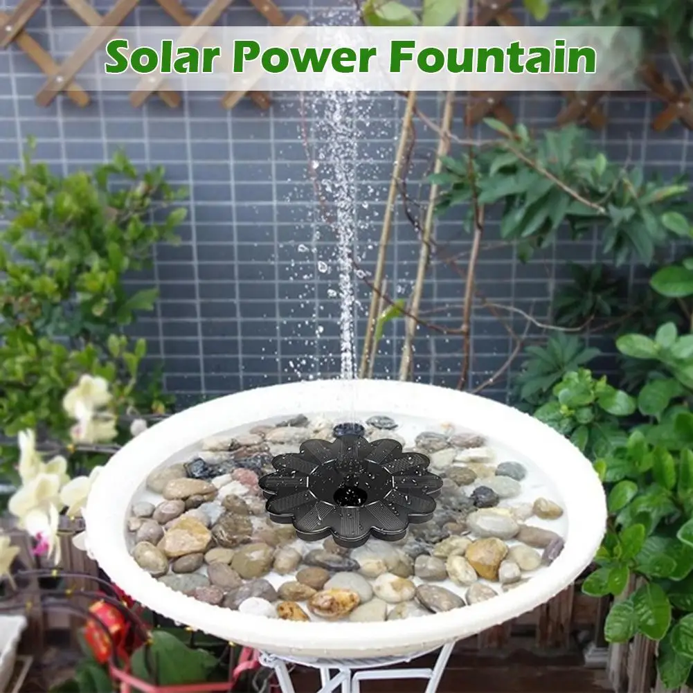 1.4W 6V Solar Water Pump Floating Panel Pool Solar Power Fountain Garden landscape Garden Pond Watering Kit Birdbath Fountain