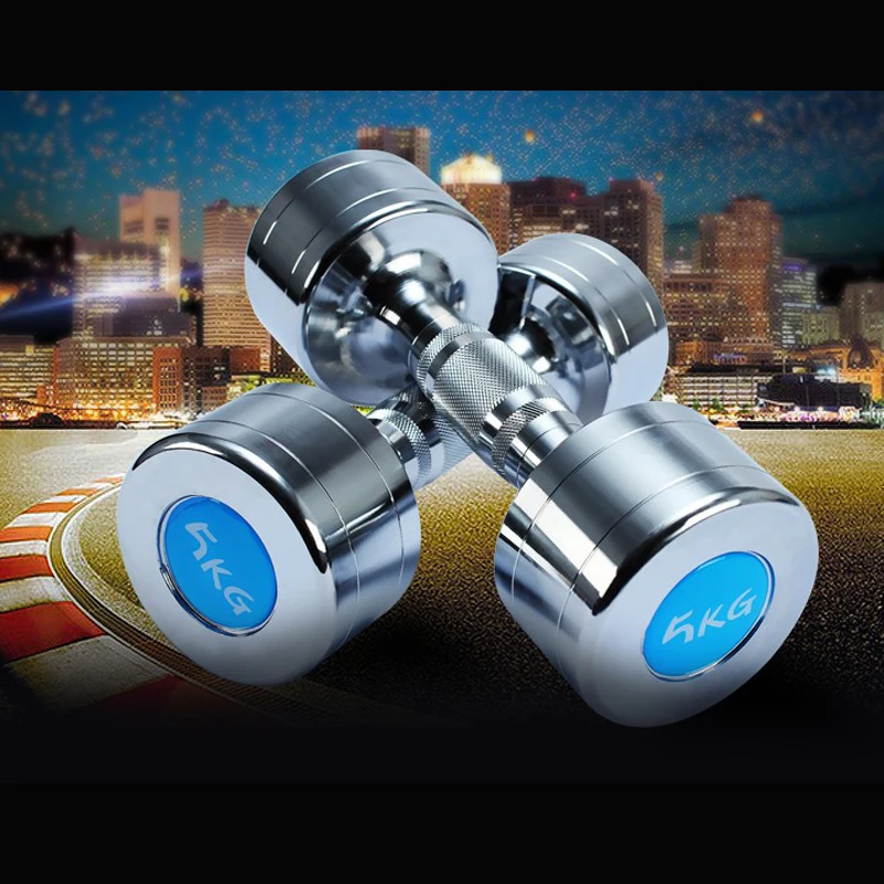 high quality pure steel dumbbell, 10kgs dumbbell*2pcs, dumbbell fitness(pair)