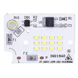 CLAITE 1 шт. 5 шт. 10 шт. 10 Вт светодиодный SMD2835 чип лампа солнечных батареях Smart IC драйвер для прожектор AC220V Дисплей сцена