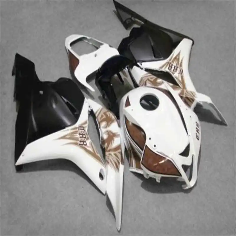 Обтекатель комплект для cbr600rr 2009 2010 2011 2012 CBR 600 RR Белый Черный Обтекатели 09-12 литья