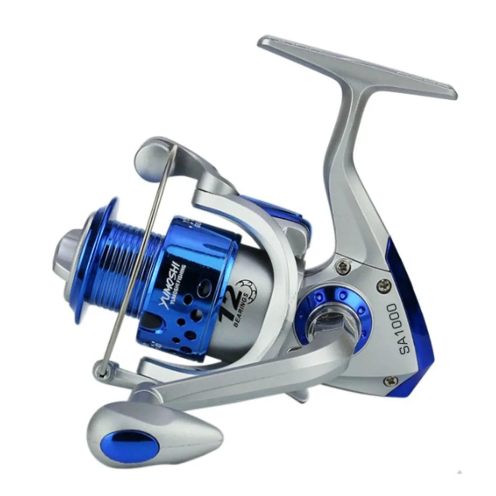 yomoshi SA1000-7000 Series Fishing Reel Spinning Carbon Fiber Drag Ultralight Freshwater  6BB Spin Plastic with Metal Rocker Arm