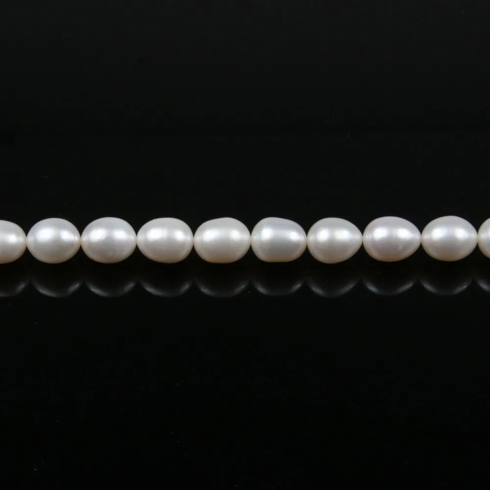 

Natural Freshwater Pearl Beads High Quality 38cm Punch Loose Beads for DIY Women Elegant Necklace Bracelet Jewelry Making