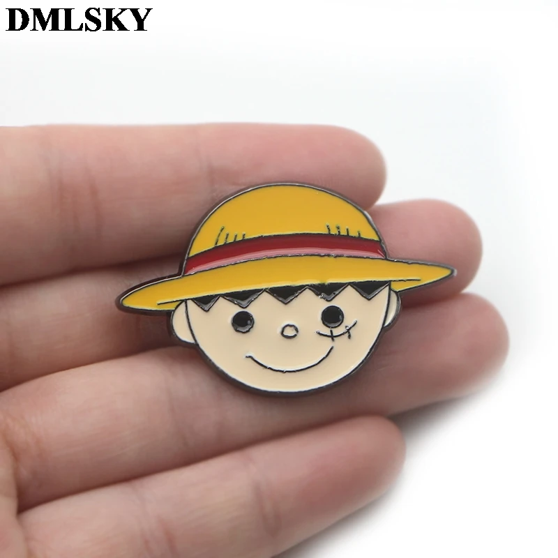 DMLSKY модные цельные эмалированные булавки и броши-значки для лацкана рюкзак сумки нашивка Брошь Бижутерия Подарки M3646