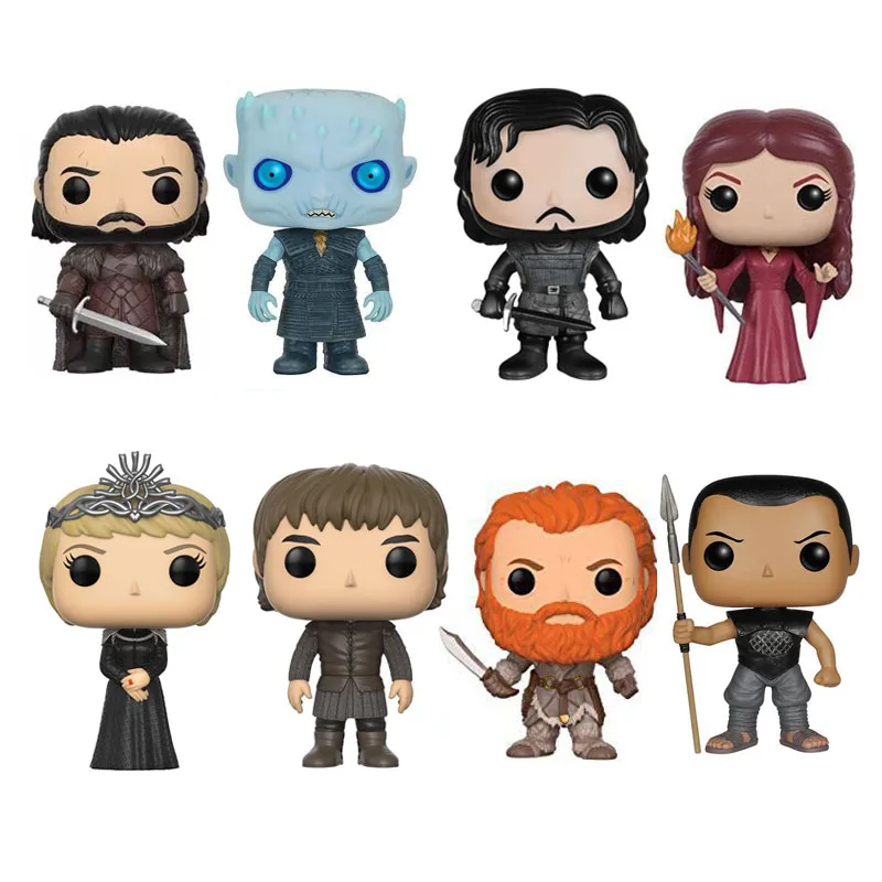 

Game Of Thrones Jon Snow Night King Cersel Lannister Melisandre Grey Worm Bran Stark Action Figure toys Model Gift Doll