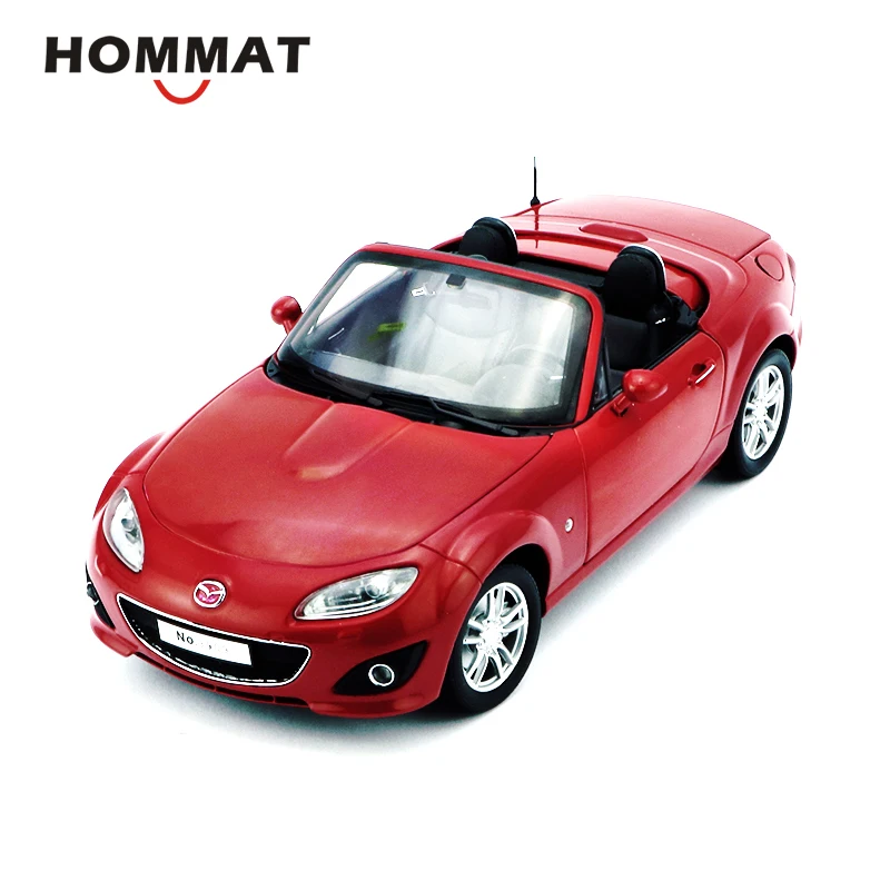 HOMMAT моделирование 1:18 Масштаб Mazda MX-5 сплав литья под давлением модели автомобилей спортивный автомобиль модель подарок коллекция