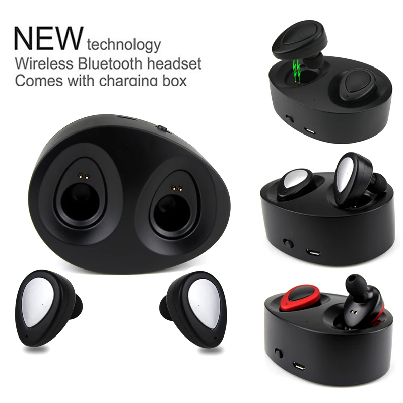 Daono Bluetooth Earphones TWS K2 Earbuds Mini Wireless Headphones with Charging Socket Stereo Music Headset With Microphone bluetooth-earphones
