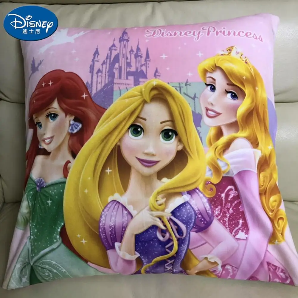 

45x45cm Princess Cotton pillow case cover children baby girl Couple Pillow Cover Cushion Case Cover Pillows Case Living Room