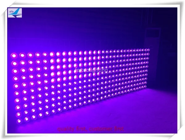 Высокая яркость Пиксельная панель COB ослепляющий свет матричный светодиодный светильник 25x30 Вт Rgbw 4в1 точечный контроль матрицы светодиодный Блиндер сценическое свадебное освещение