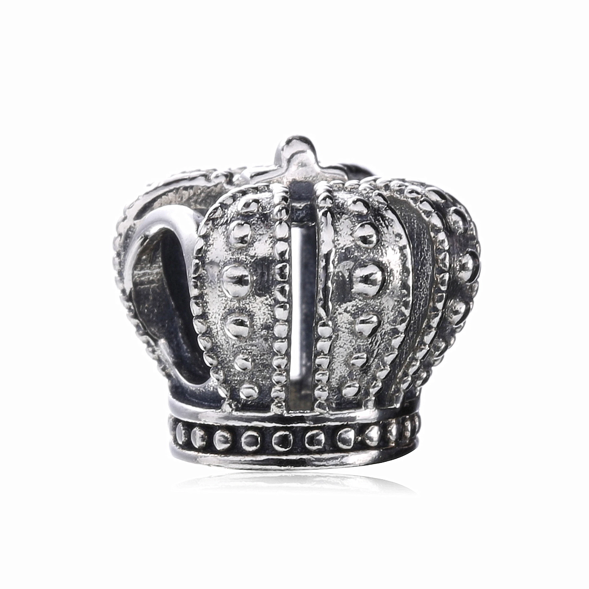 

Ajax 100% S925 Sterling Silver Crown Beads Suitable For Ladies