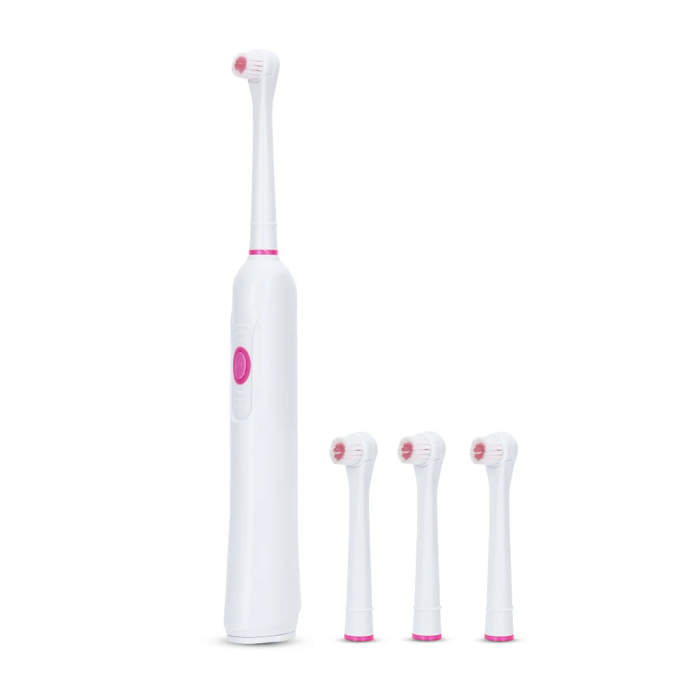 

Sonic Battery Powered Electric Toothbrush With 4 Replacement Tooth Brush Heads Teeth Brush Oral Hygiene Brush Teeth