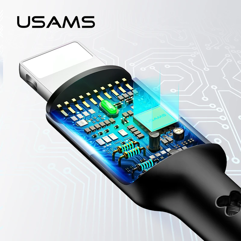 USAMS 4 в 1 мульти usb Кабель зарядного устройства для iPhone xs Samsung huawei xiaomi зарядный
