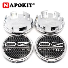 4 шт. 58 мм OZ O.Z гоночный логотип Центральная втулка колеса автомобиля крышка s эмблема значок колеса Центр крышка авто обод ступицы крышка Пылезащитная крышка