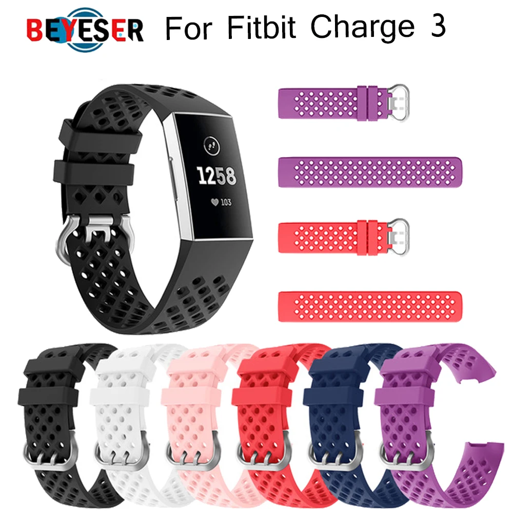 

Силиконовый ремешок для фитнес-трекера Fitbit Charge 3 4