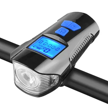 

Night Waterproof Cycling Light MTB Road Bike Headlight Front Light for Cycling Bicycle Accessories with Bicycle Computer