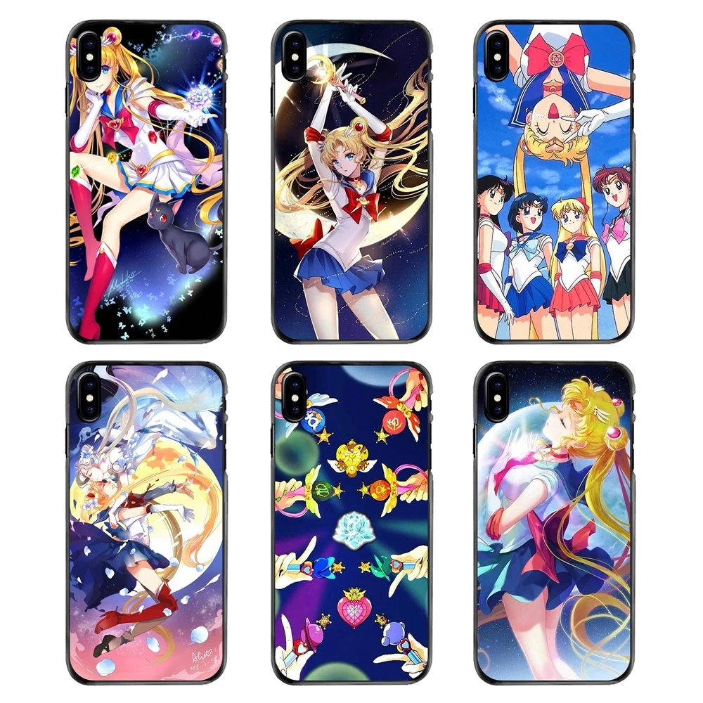Аксессуары чехол для телефона Samsung Galaxy Note 2 3 4 5 S2 S3 S4 S5 MINI S6 S7 edge S9 S8 Plus Soldier Sailor Moon Cute