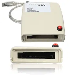 USB 2,0 до 68 Pin ATA PCMCIA флэш-карта памяти дисковая Карта Card Reader адаптер конвертер для Windows